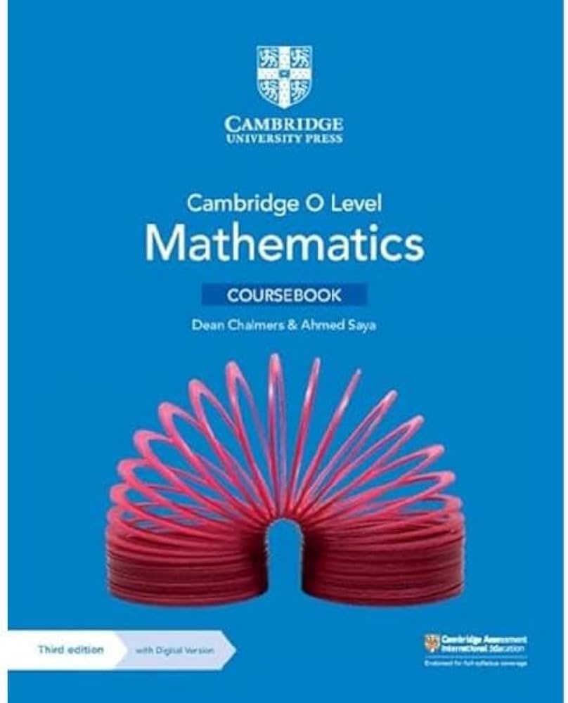 Cambridge O Level Mathematics Coursebook (9781009316453)