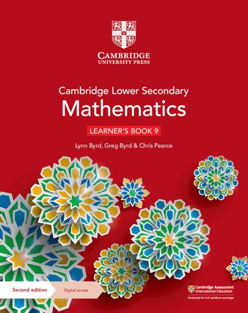 Cambridge Lower Secondary Mathematics Learner's Book 9 (9781108783774)