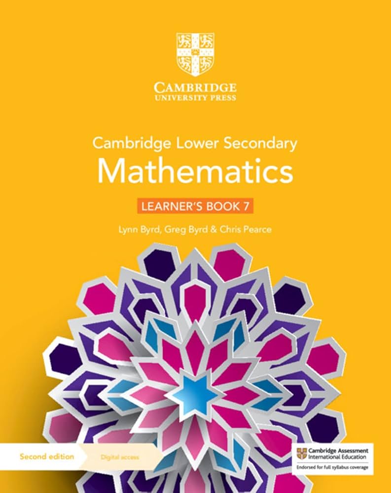 Cambridge Lower Secondary Mathematics Learner's Book 7 (9781108771436)
