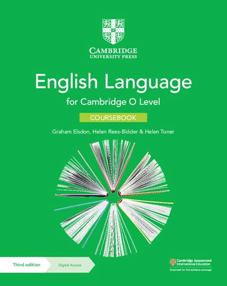 Cambridge O Level English Language Coursebook Helen Toner 3rd Ed (9781009150101)