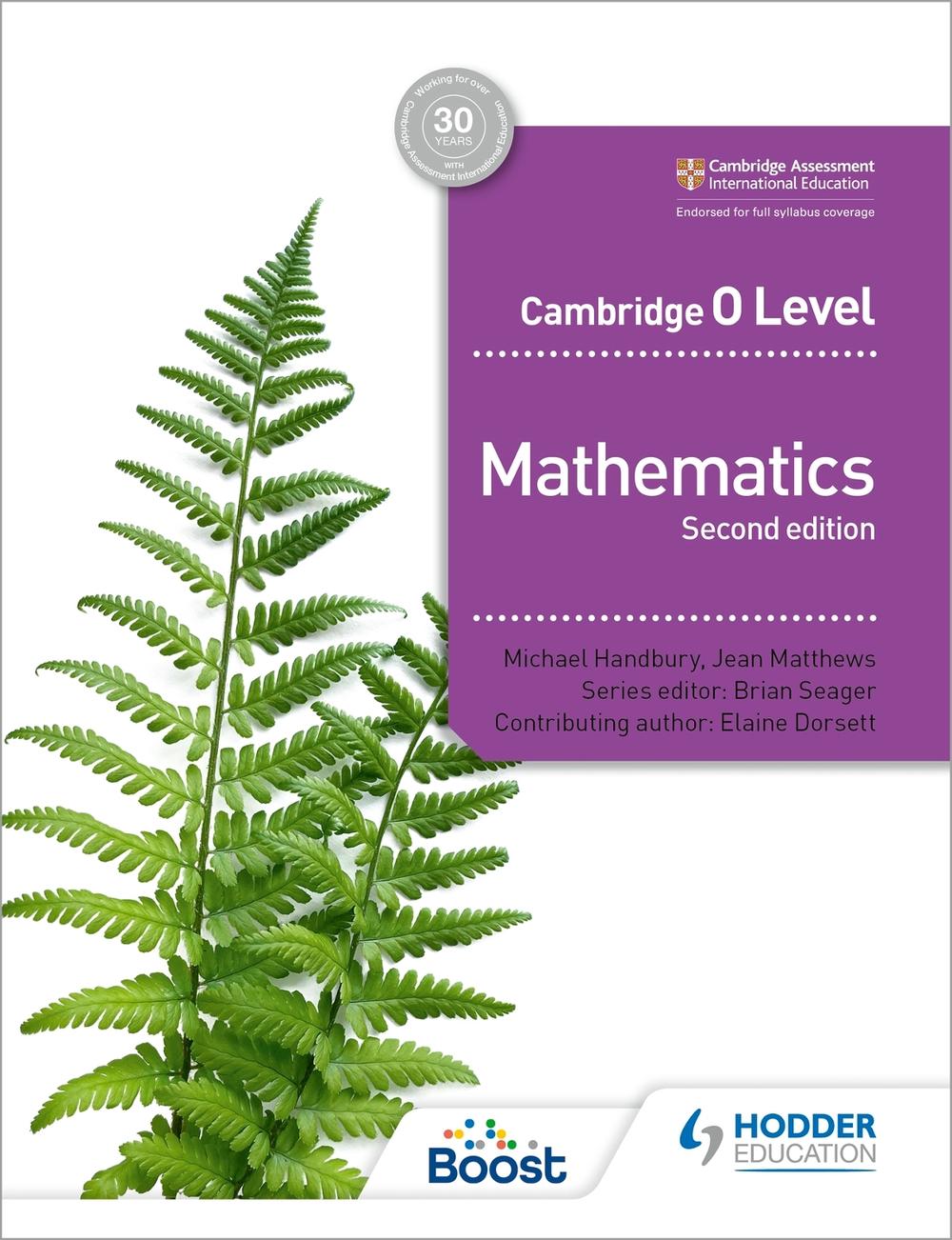 Hodder Cambridge O Level Mathematics 2nd Ed (9781398373877)