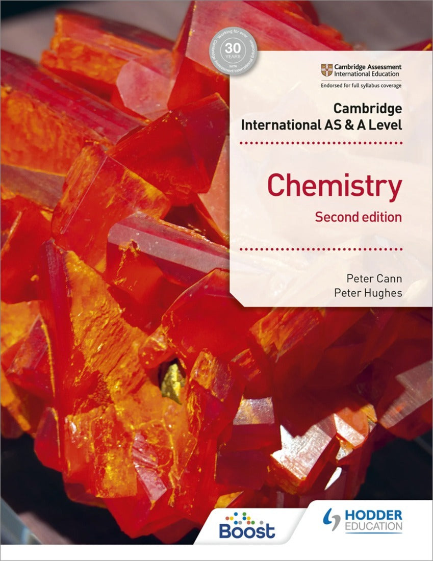 Hodder Cambridge International AS and A Level Chemistry Students Book 2nd Ed (9781510480230)