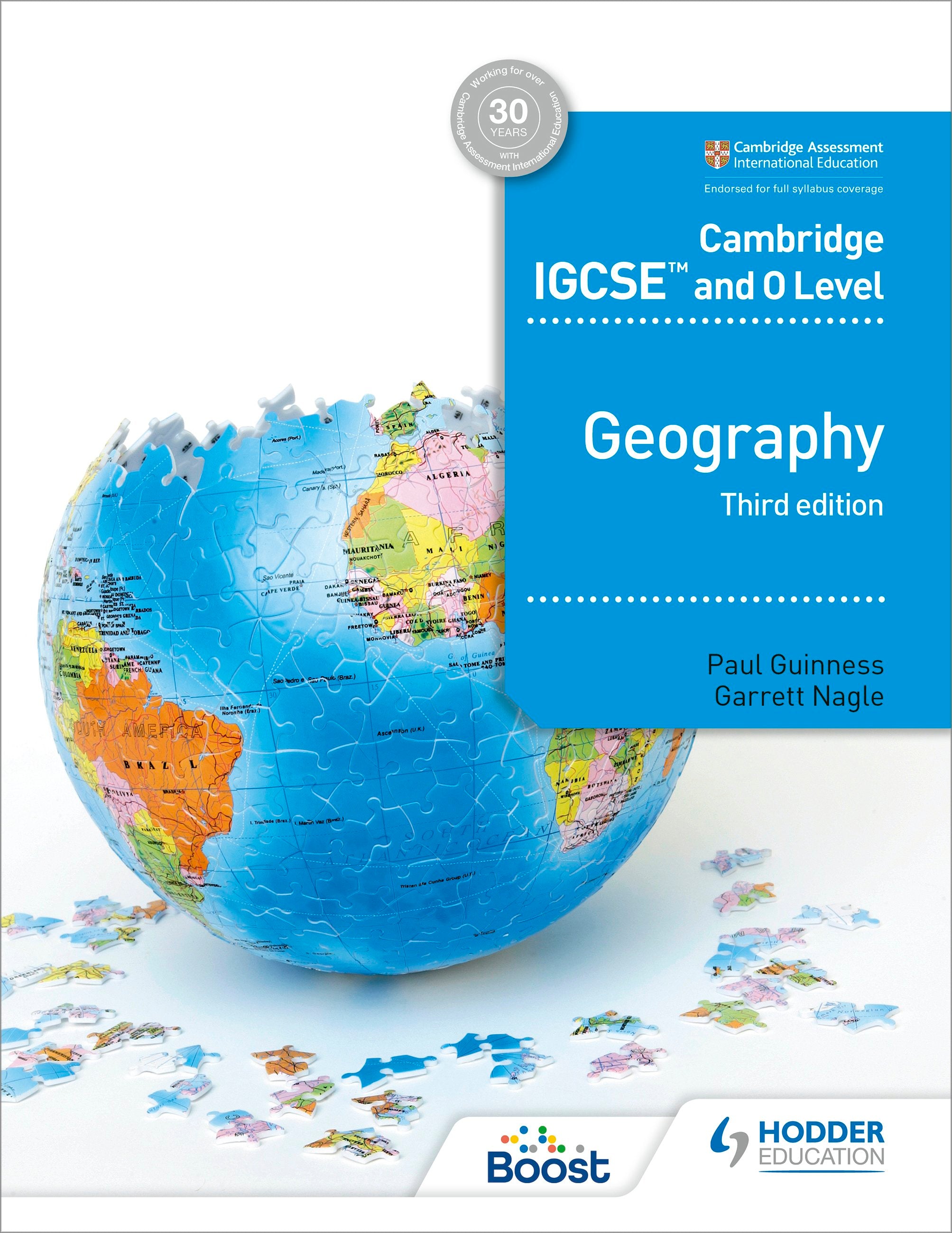 Hodder Cambridge IGCSE & O Level Geography 3rd Ed (9781510421363)