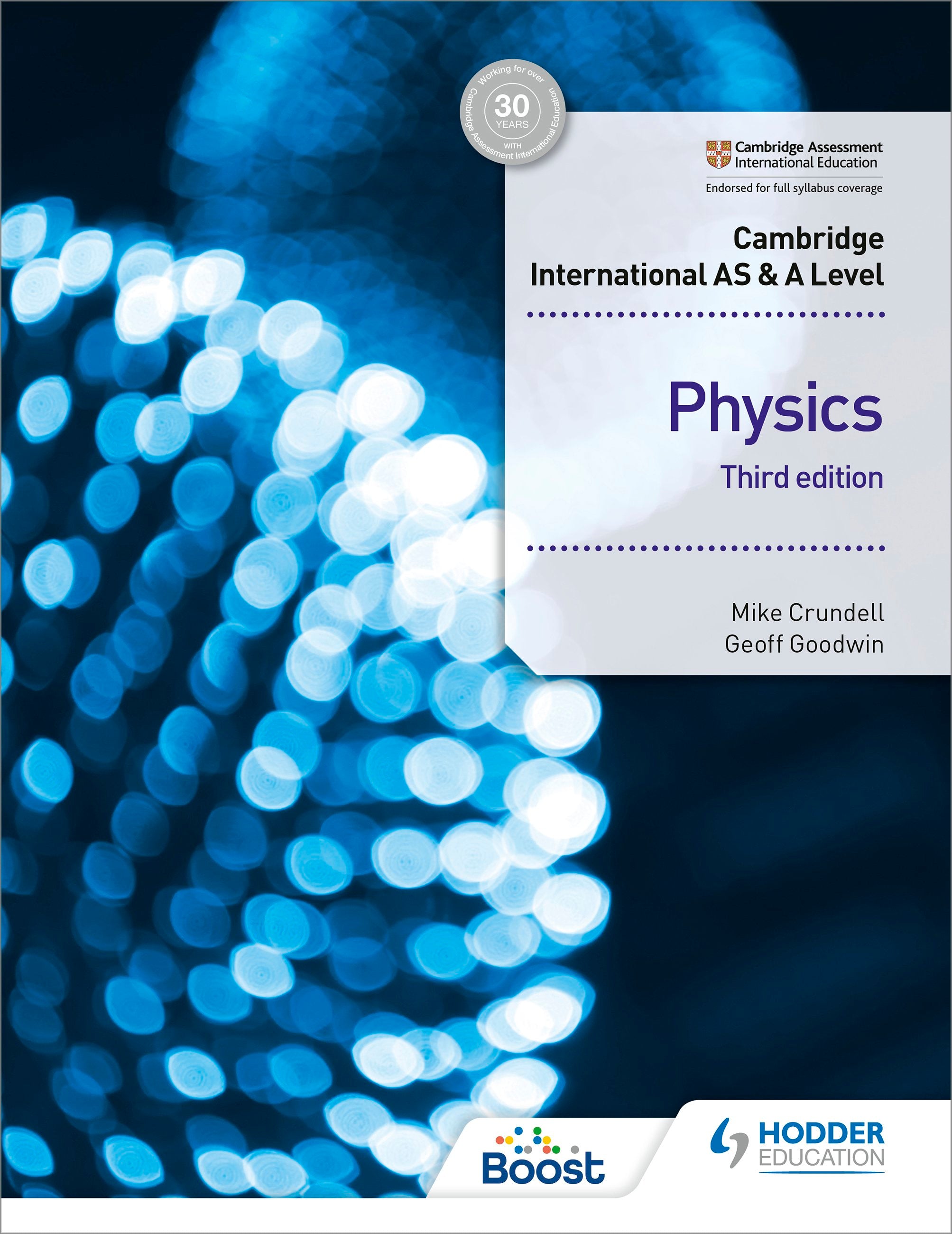 Hodder Cambridge International AS and A Level Physics Students Book 3rd Ed (9781510482807)