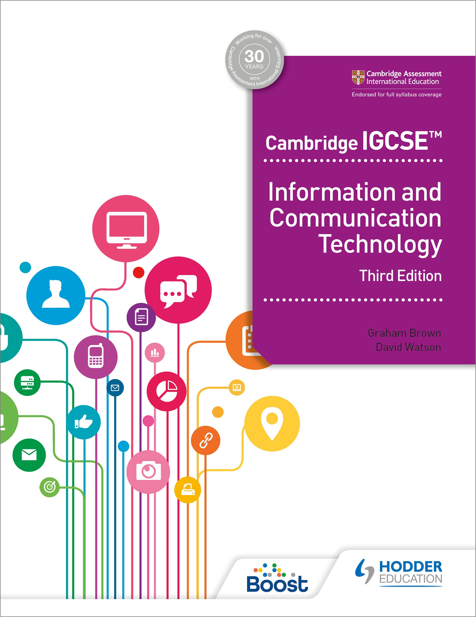 Hodder Cambridge IGCSE Information and Communication Technology ICT 3rd Ed (9781398318540)