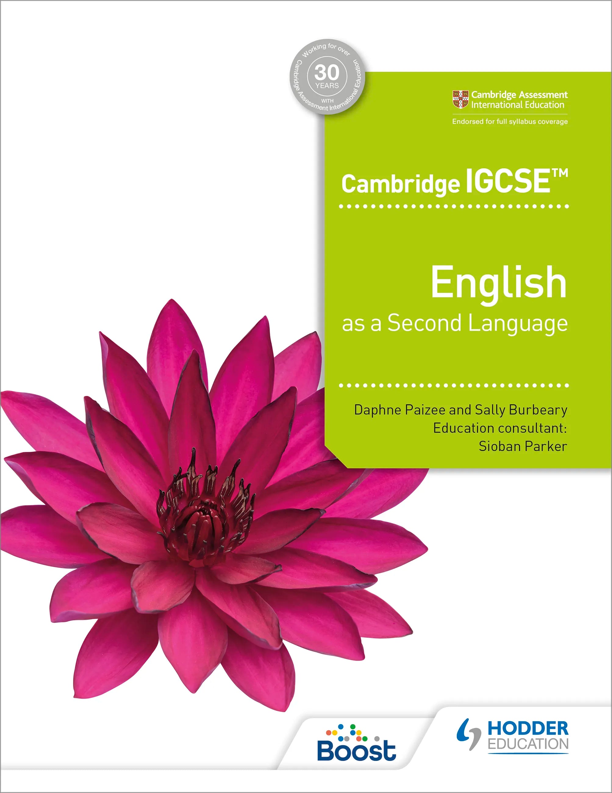 Hodder Cambridge IGCSE English as a Second Language (9781398352698)