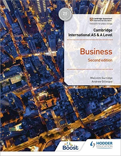 Hodder Cambridge International AS & A Level Business 2nd Ed